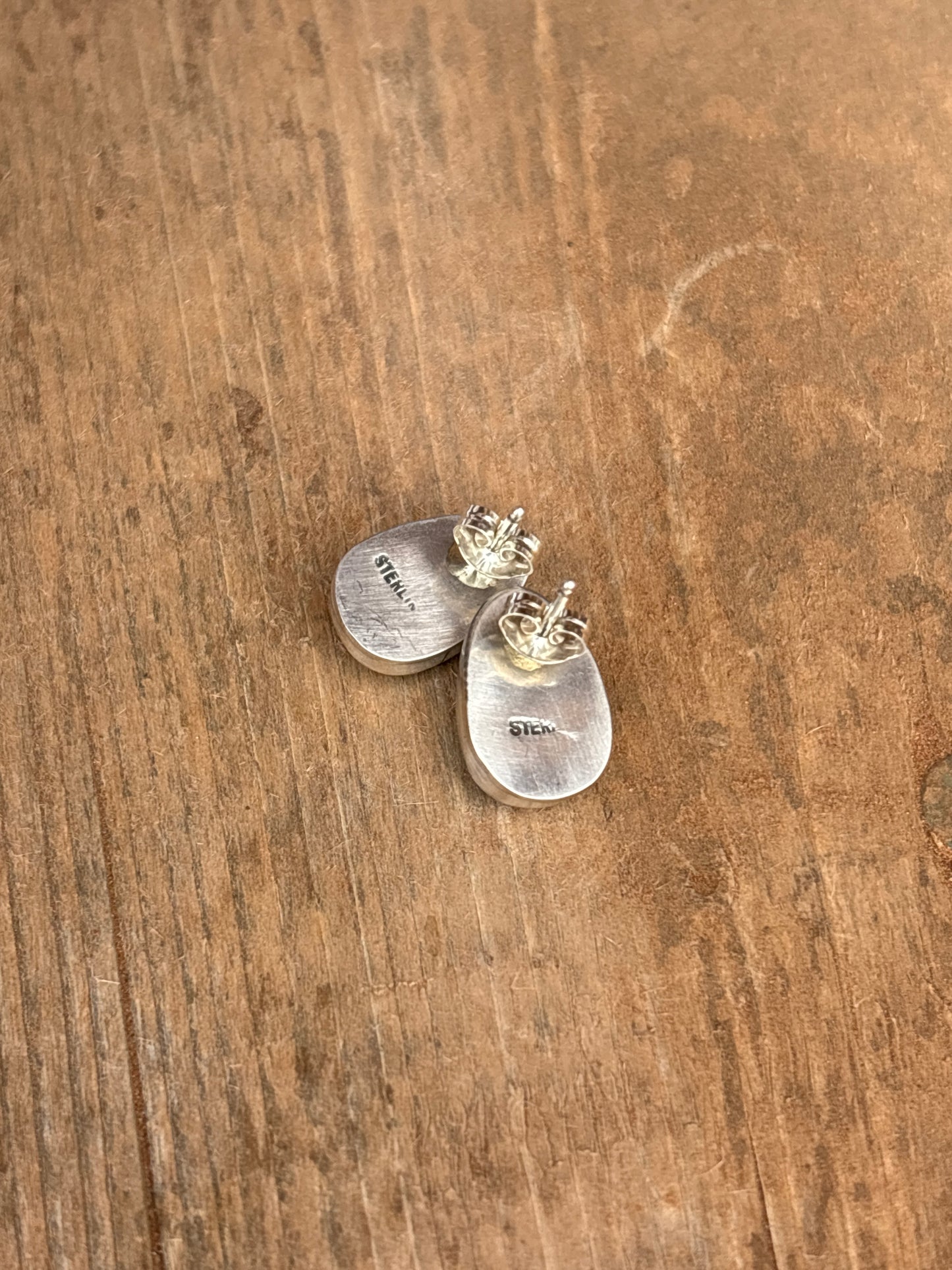 Rosemary Saunders Sonoran & Sterling Silver Smooth Stud Earrings 18503