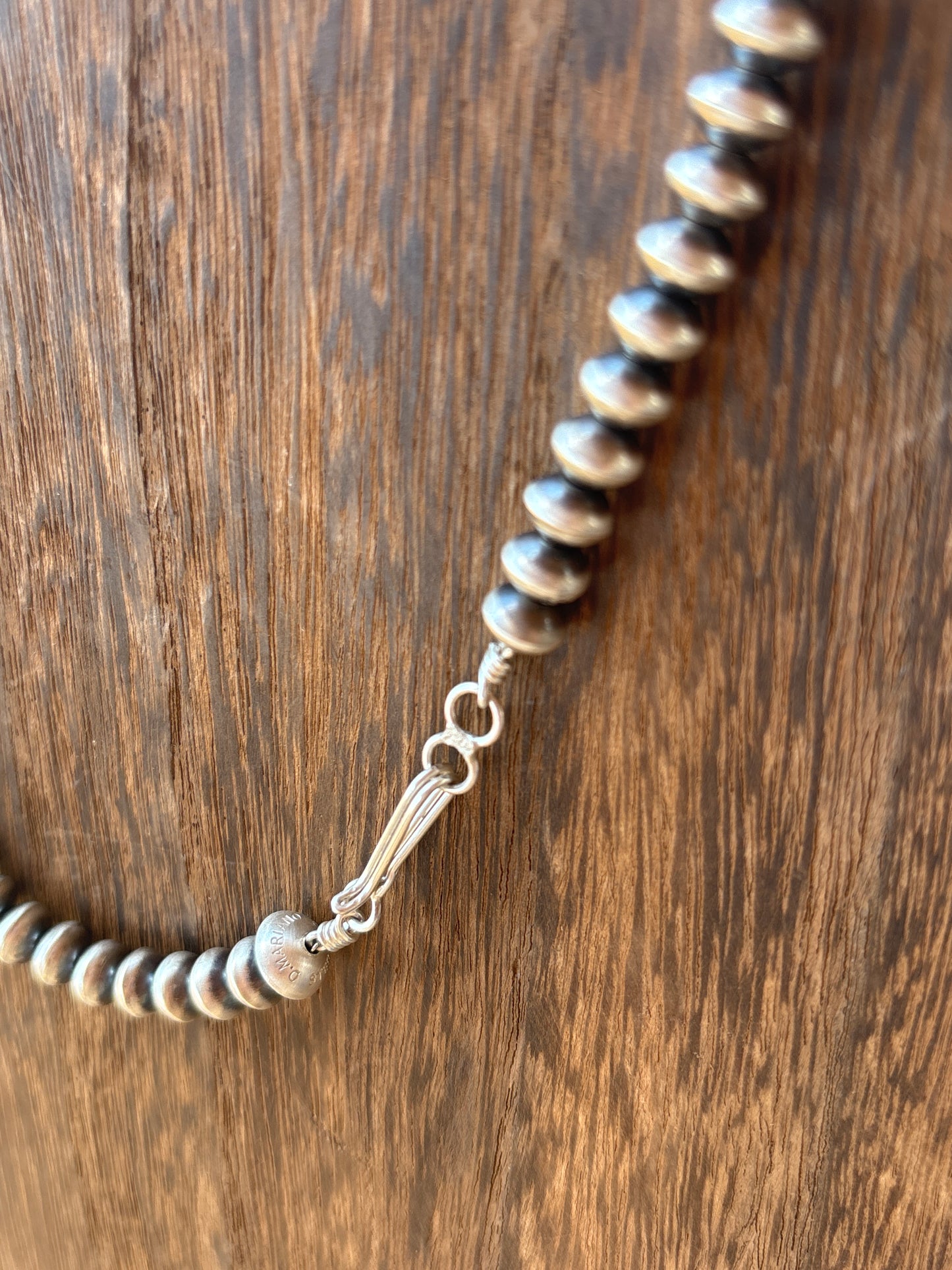 20” 7mm Semi Round Dorinda Mariano Navajo Pearl Necklace 7S20NP