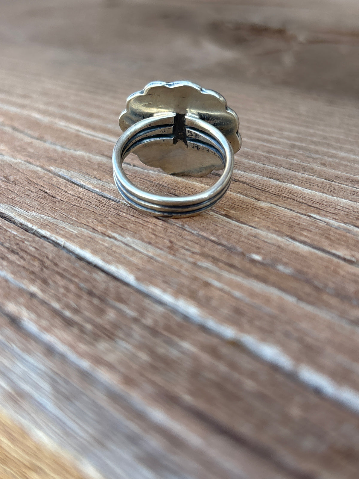 Brandon Belin Sterling Silver Concho Ring 380RB