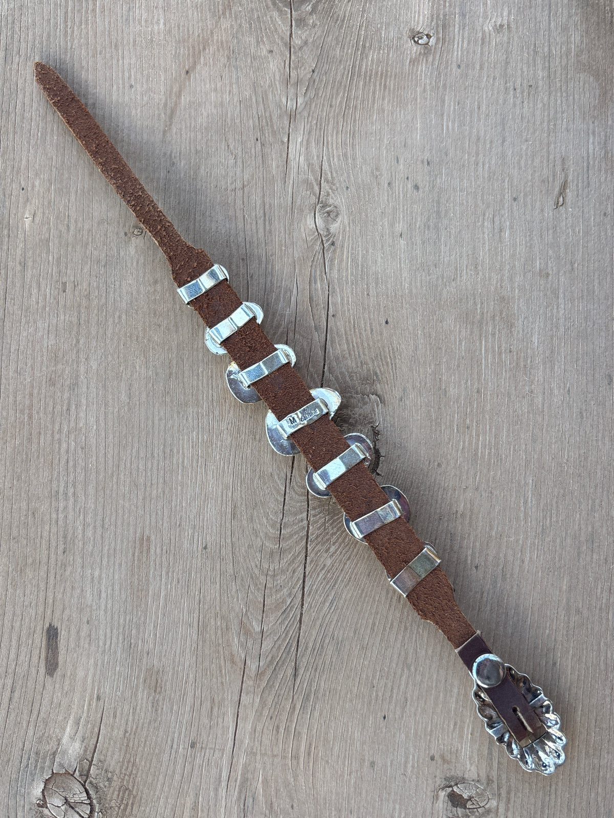 Dan Morgan Leather and Turquoise bracelet DMRB