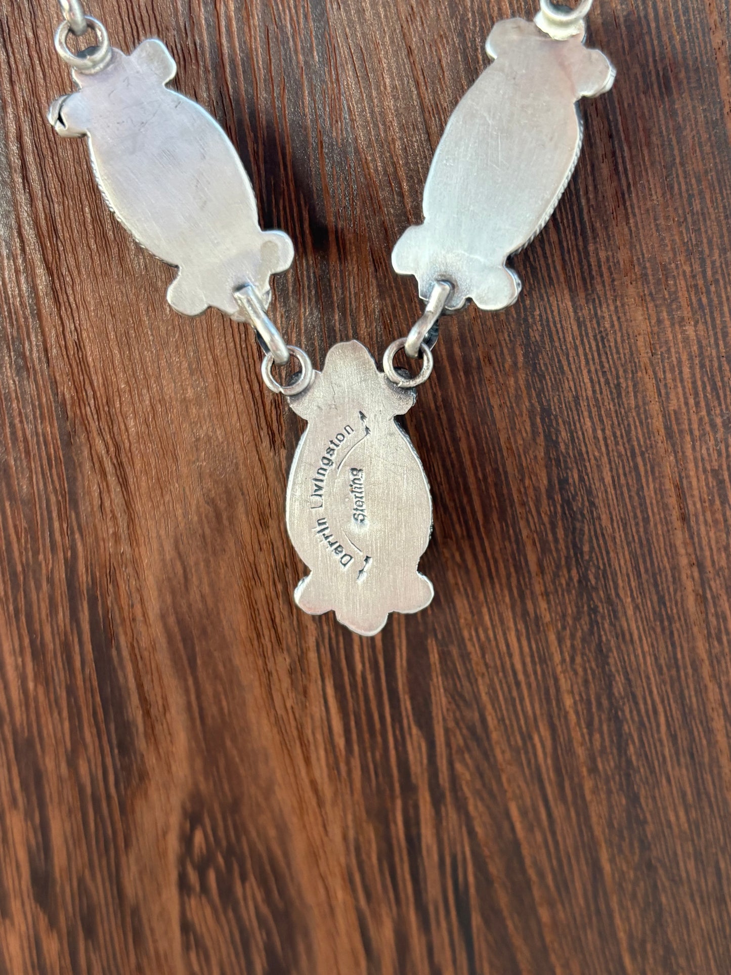 Darrin Livingston Sonoran Mountain & Sterling Necklace & Earring Set 2000387