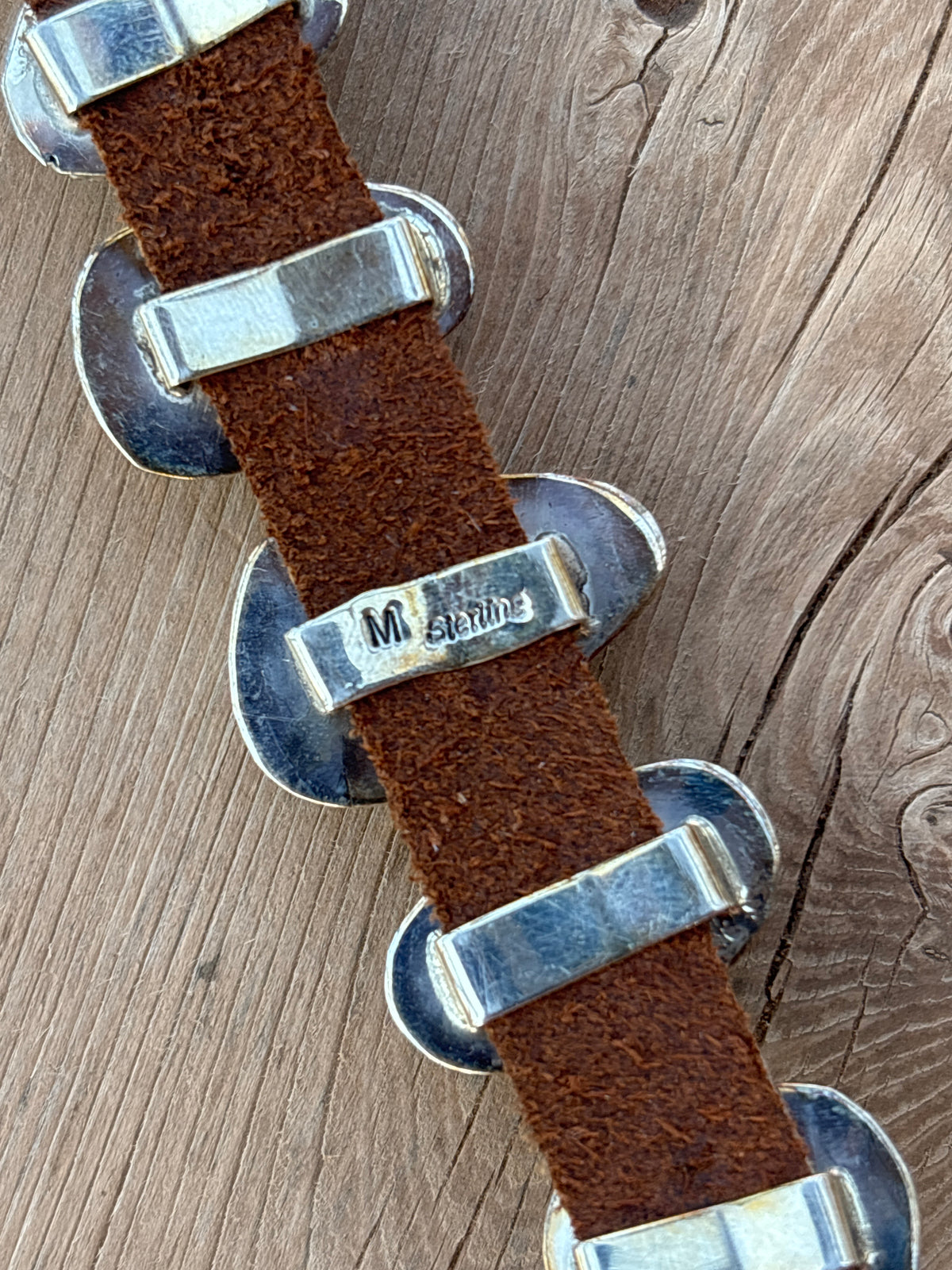 Dan Morgan Leather and Turquoise bracelet DMRB