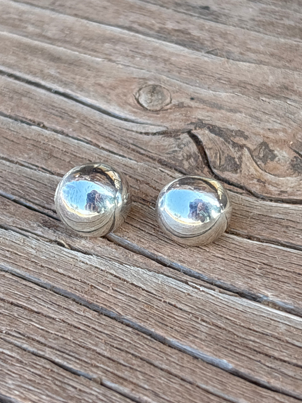 Gloria Harvey Sterling Silver Dot Post Earrings 709RB