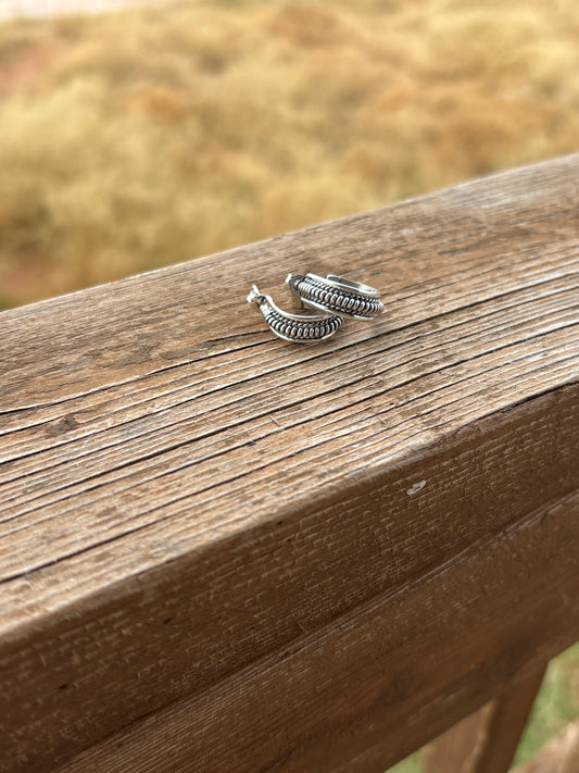 Elaine Tahe Small Hoop Earrings 4ESET