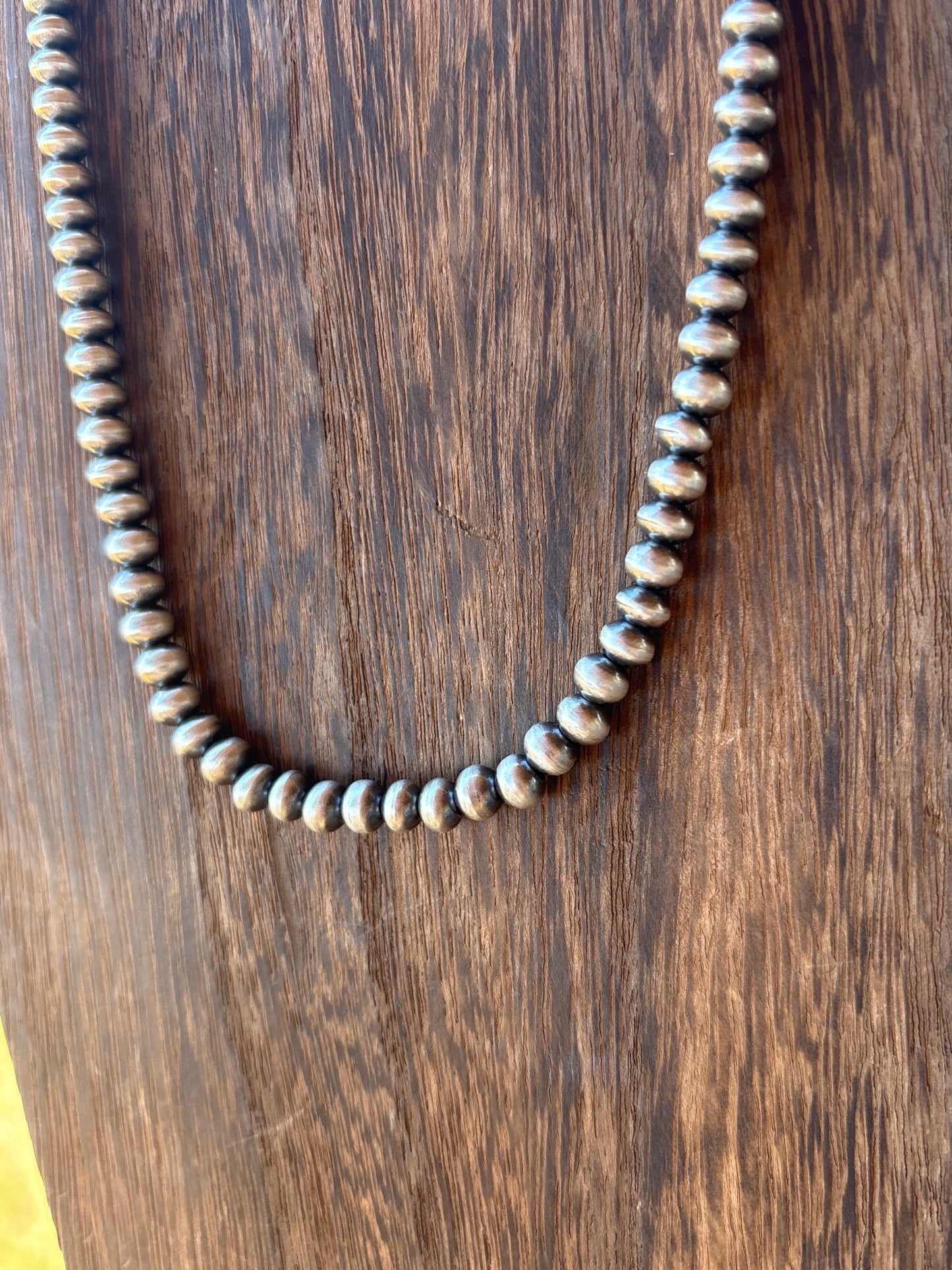 20” 6mm Semi Round Dorinda Mariano Navajo Pearl Necklace 6S20NP