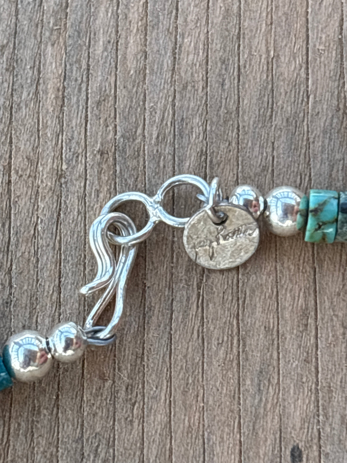 18" Judy Rosetta Turquoise & Spiny Oyster Necklace 04JR