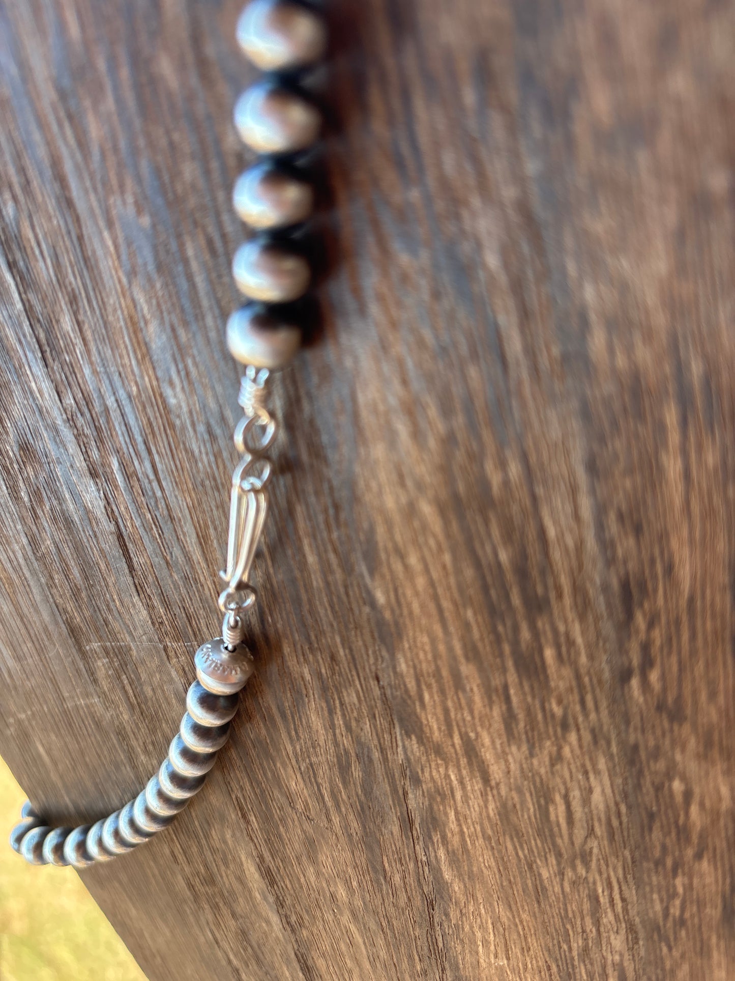 18” 8mm round Dorinda Mariano Navajo Pearl necklace 8R18NP