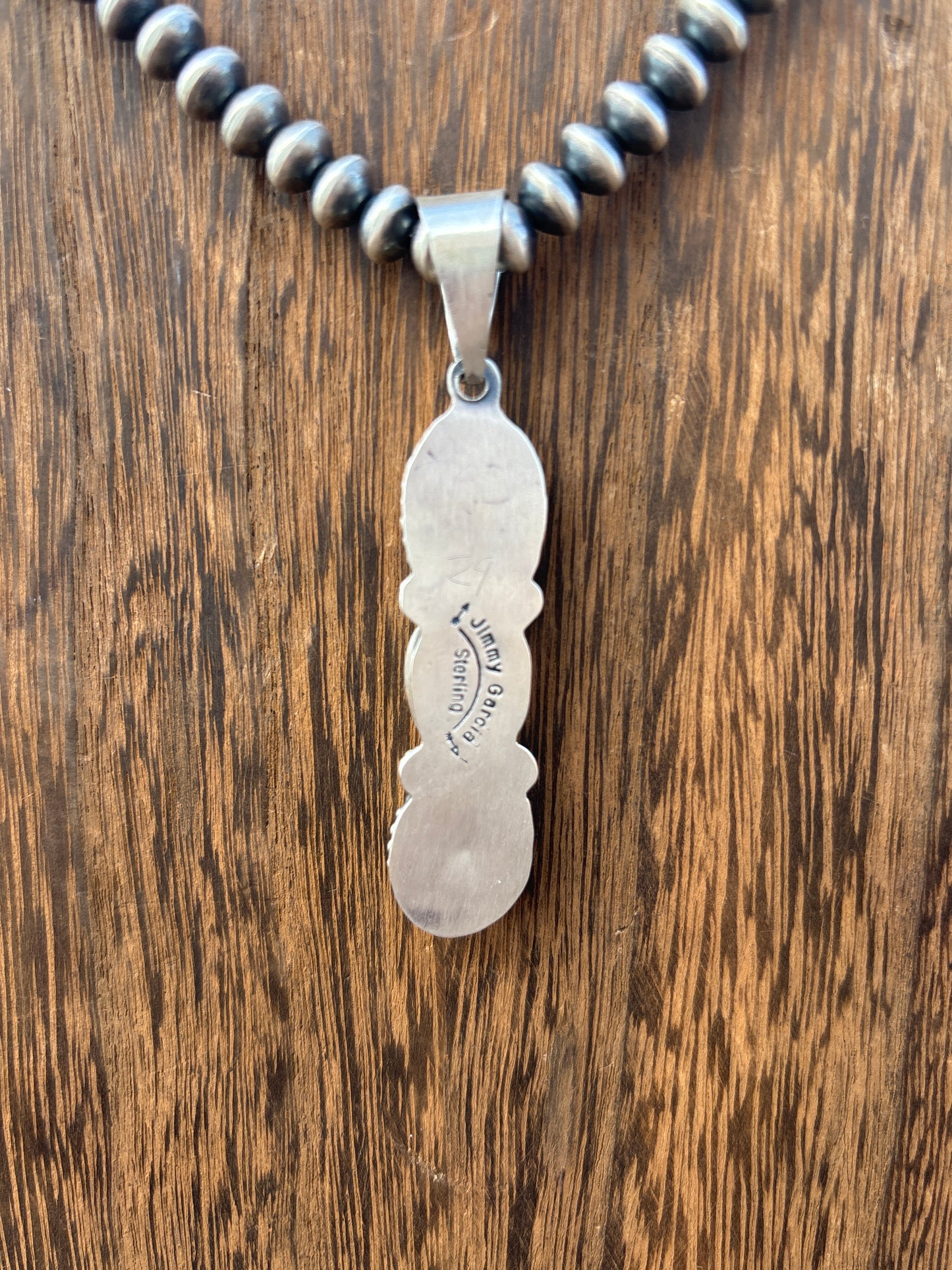 Jimmy Garcia Sonoran Gem & Sterling Silver Pendant 003ss