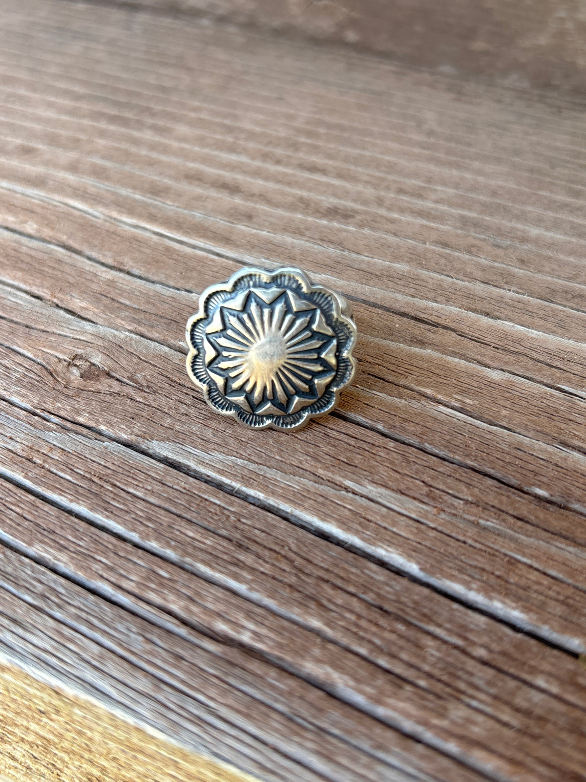 Brandon Belin Sterling Silver Concho Ring 380RB
