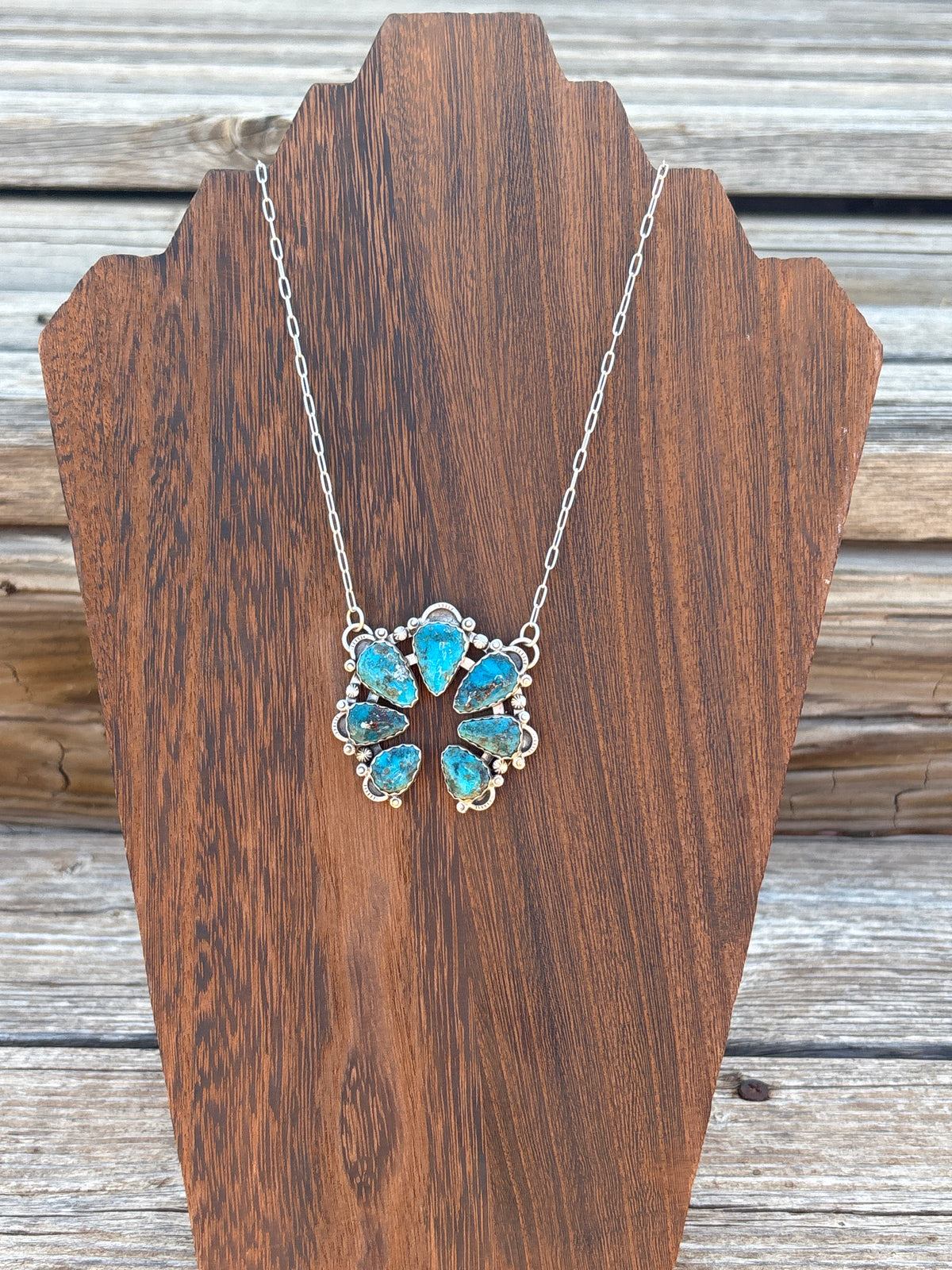 Lyanne Goodluck Sonoran Rose & Sterling Silver Naja Necklace 8LG