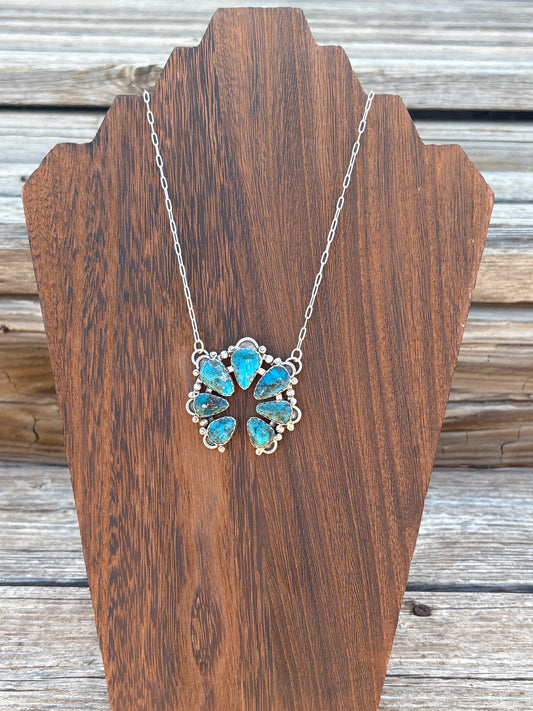 Lyanne Goodluck Sonoran Rose & Sterling Silver Naja Necklace 8LG