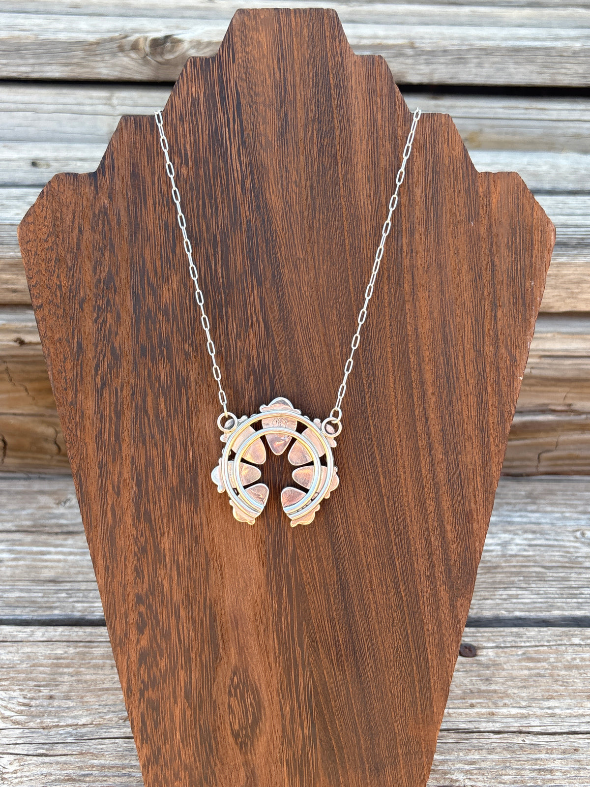 Lyanne Goodluck Sonoran Rose & Sterling Silver Naja Necklace 8LG