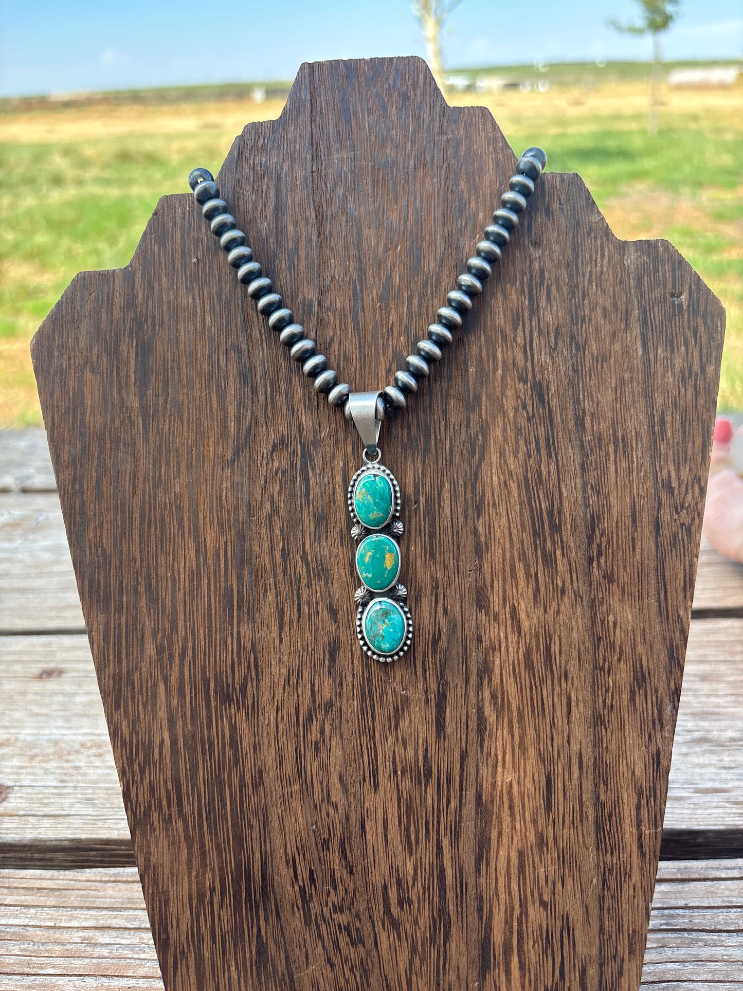 Jimmy Garcia Sonoran Gem & Sterling Silver Pendant 003ss
