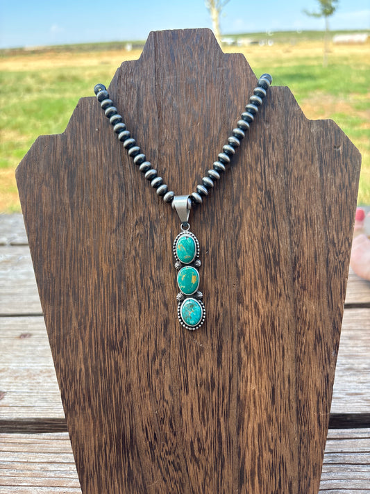 Jimmy Garcia Sonoran Gem & Sterling Silver Pendant 003ss
