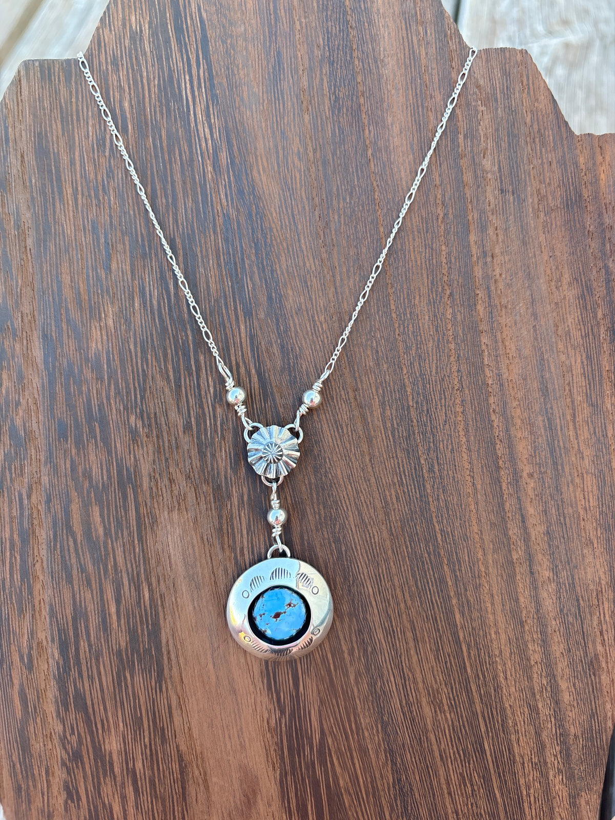 Lyanne Goodluck Golden Hills & Sterling Silver Drop Necklace 19LG