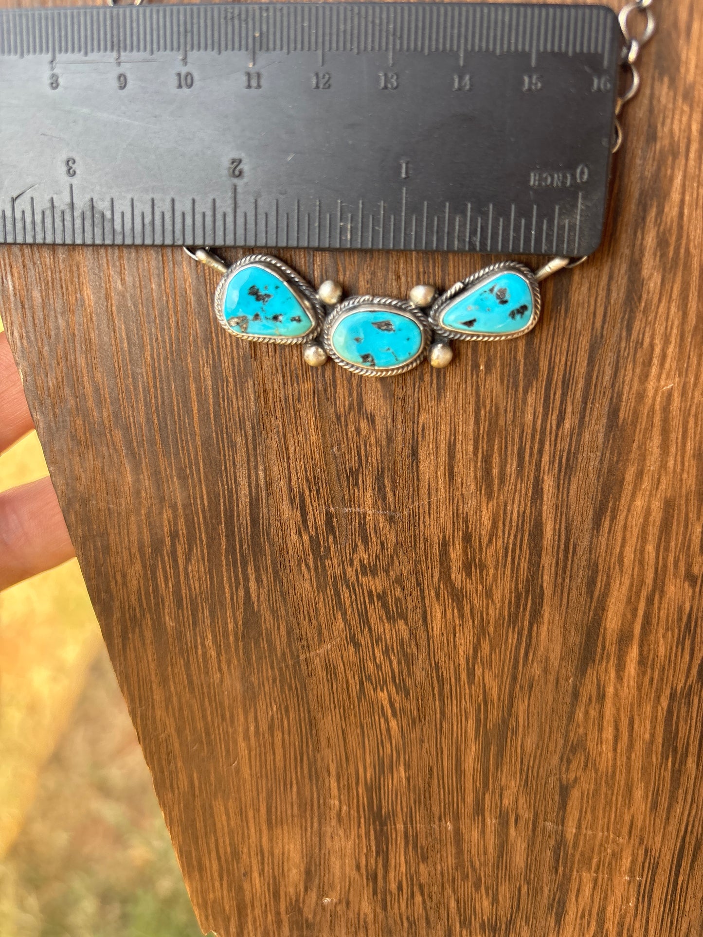 Bobby Johnson Natural Sleeping Beauty & Sterling Silver Necklace 14475