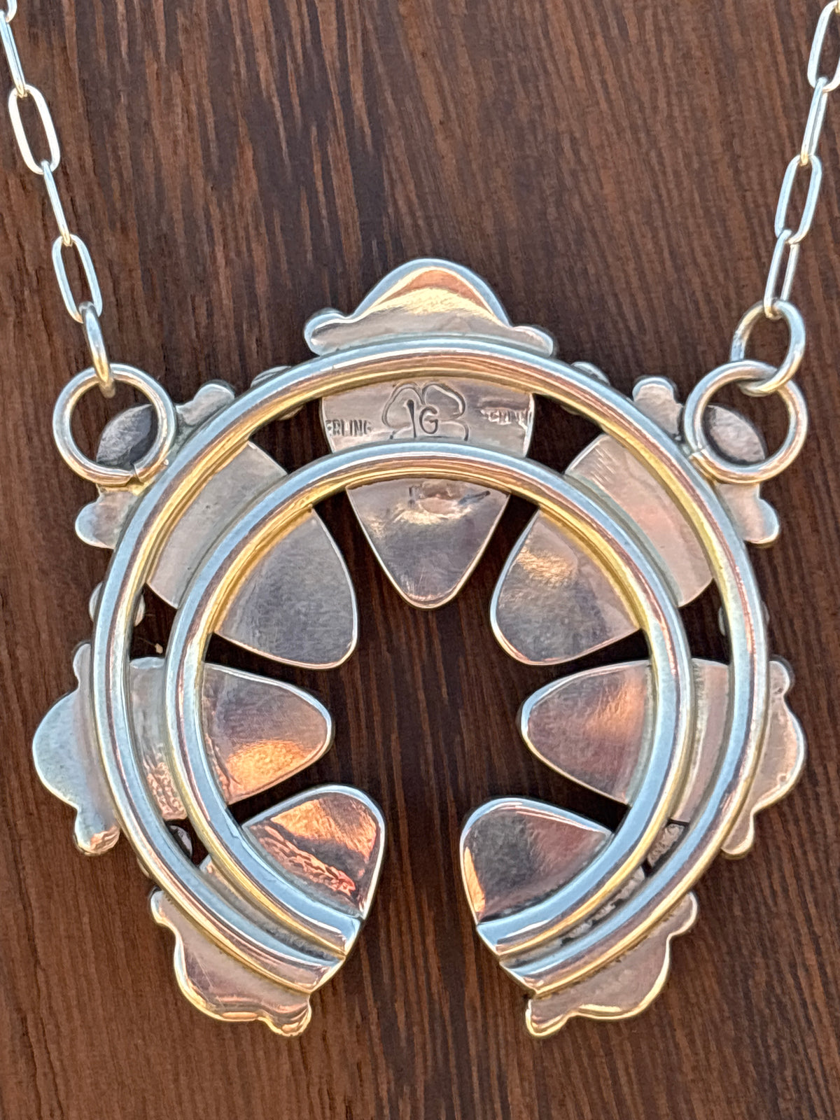 Lyanne Goodluck Sonoran Rose & Sterling Silver Naja Necklace 8LG