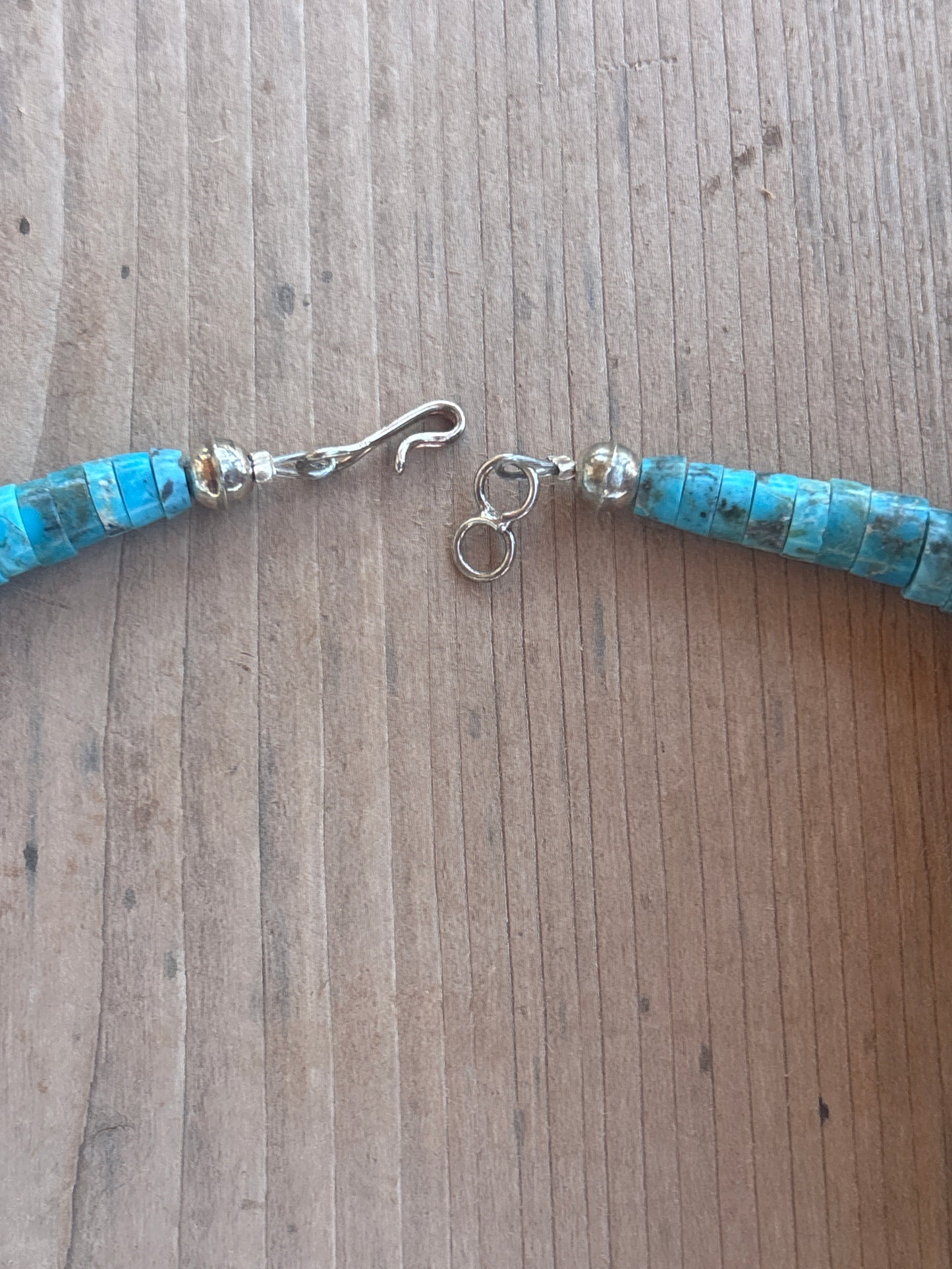 Lupe Lovato turquoise and spiny oyster necklace 12497