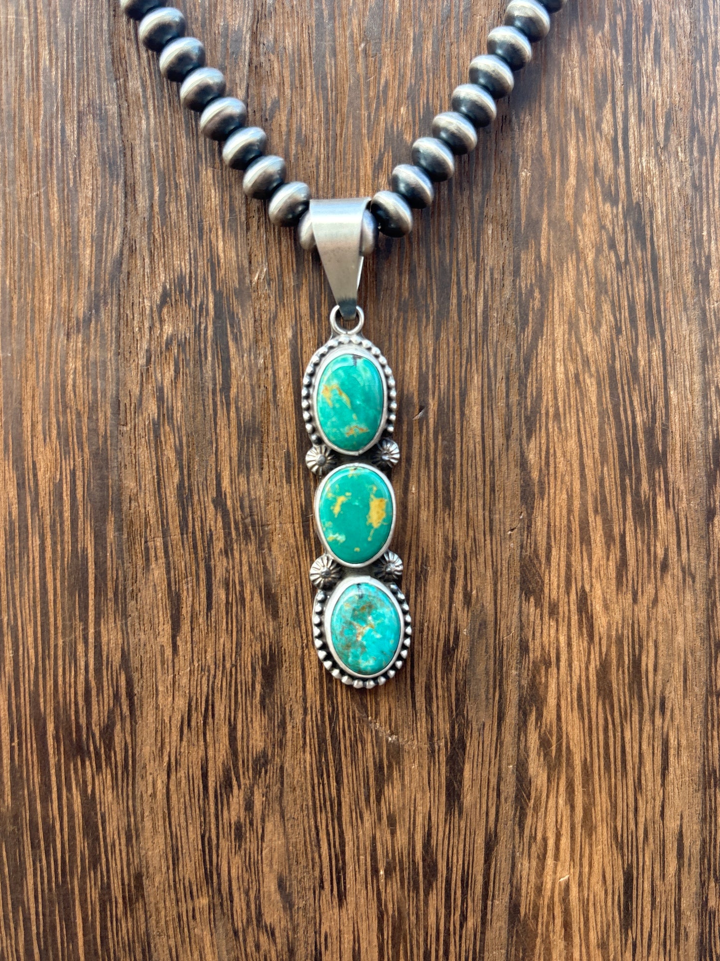 Jimmy Garcia Sonoran Gem & Sterling Silver Pendant 003ss
