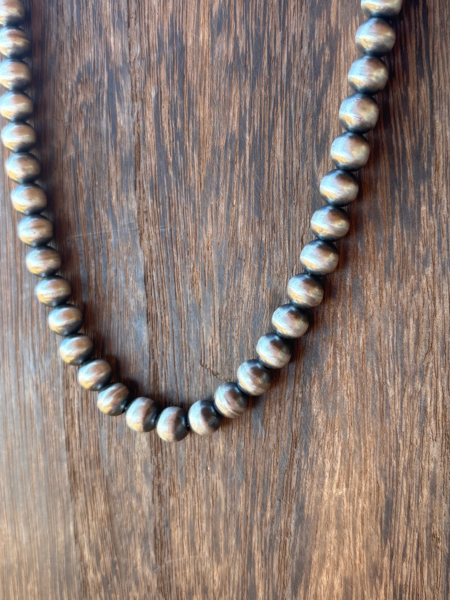 18” 8mm round Dorinda Mariano Navajo Pearl necklace 8R18NP