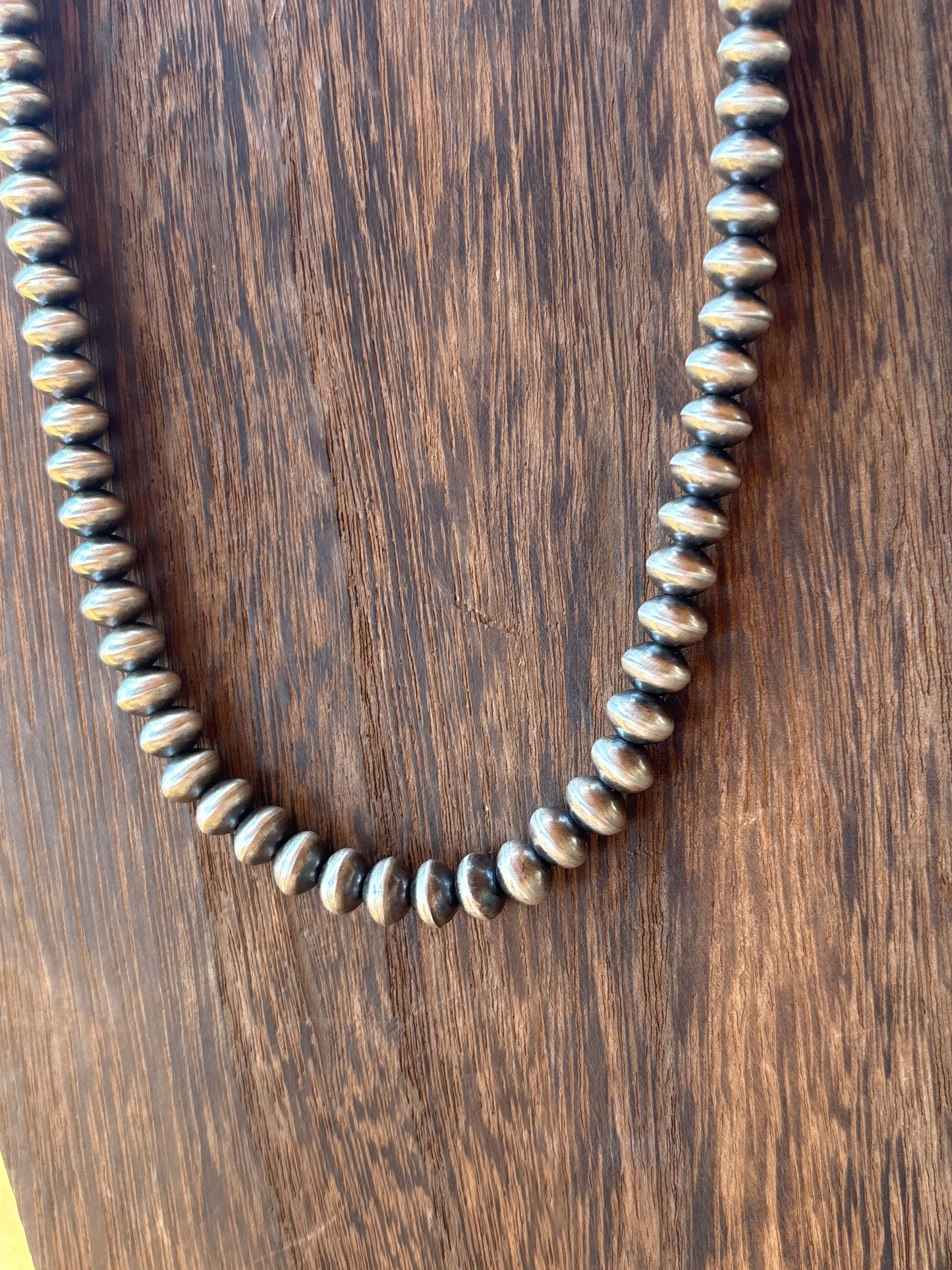 20” 7mm Semi Round Dorinda Mariano Navajo Pearl Necklace 7S20NP
