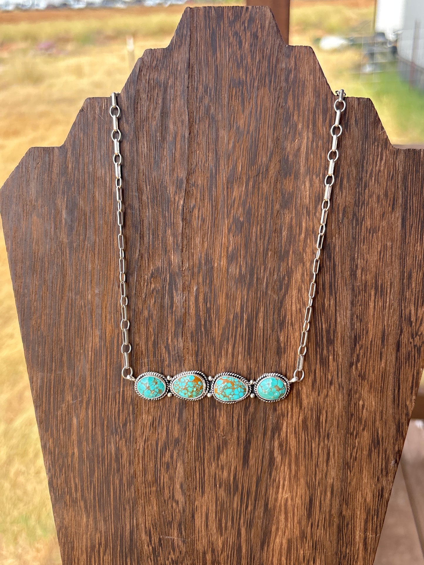 Rena Begay Sonoran gem turquoise necklace 13317