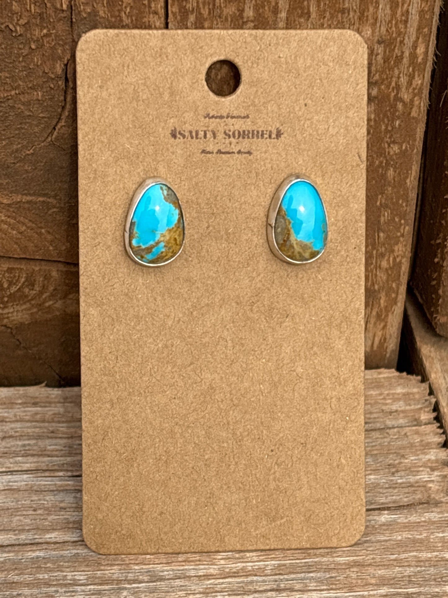 Rosemary Saunders Sonoran & Sterling Silver Smooth Stud Earrings 18503