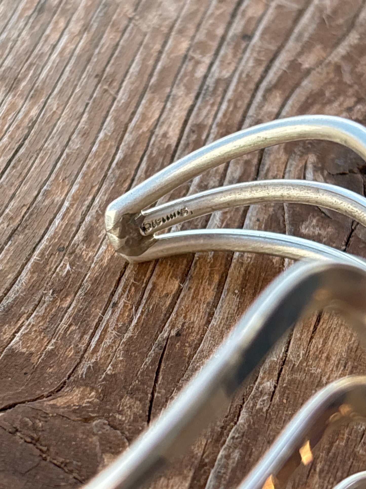 Elaine Tahe Triple wave SS Cuff 026984RB